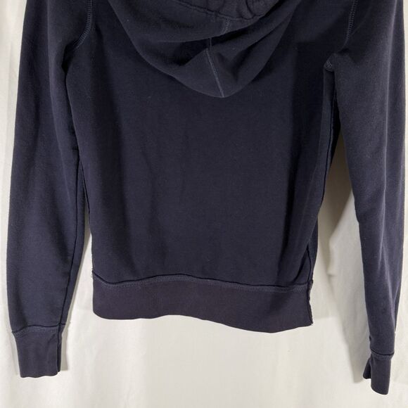 Aerie Hoodie Women's XS Blue Lower East Side New York Pockets Pullover Cotton - Picture 8 of 8